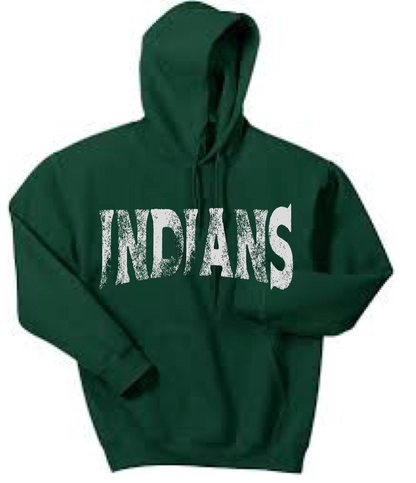 The Teepee: Indians Distressed Hoodie