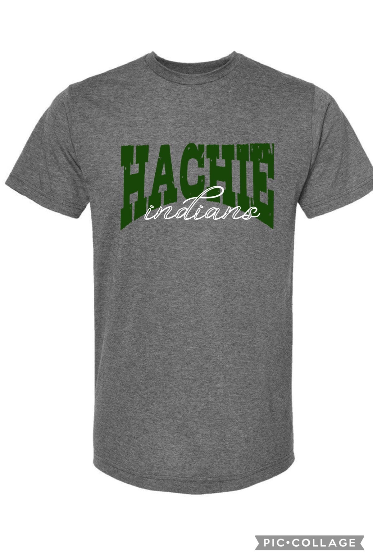 Hachie Indians Distressed Mascot