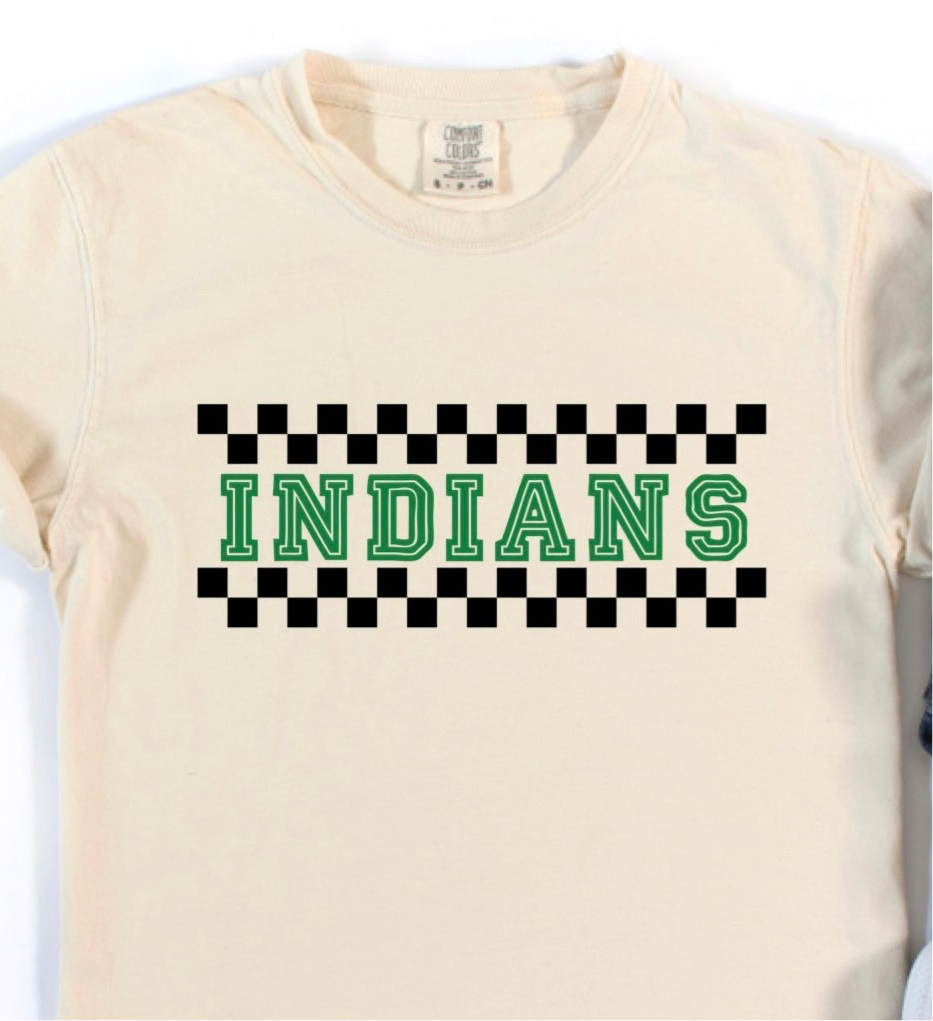 The Teepee: Checkered Indians Tee