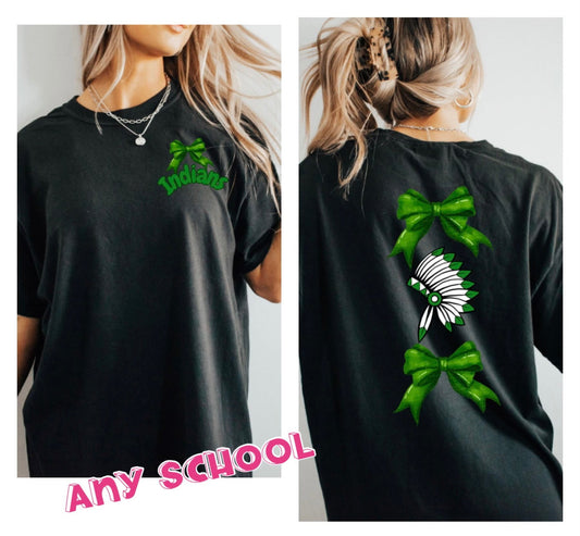 Any School, Team or Club! Bow Tee