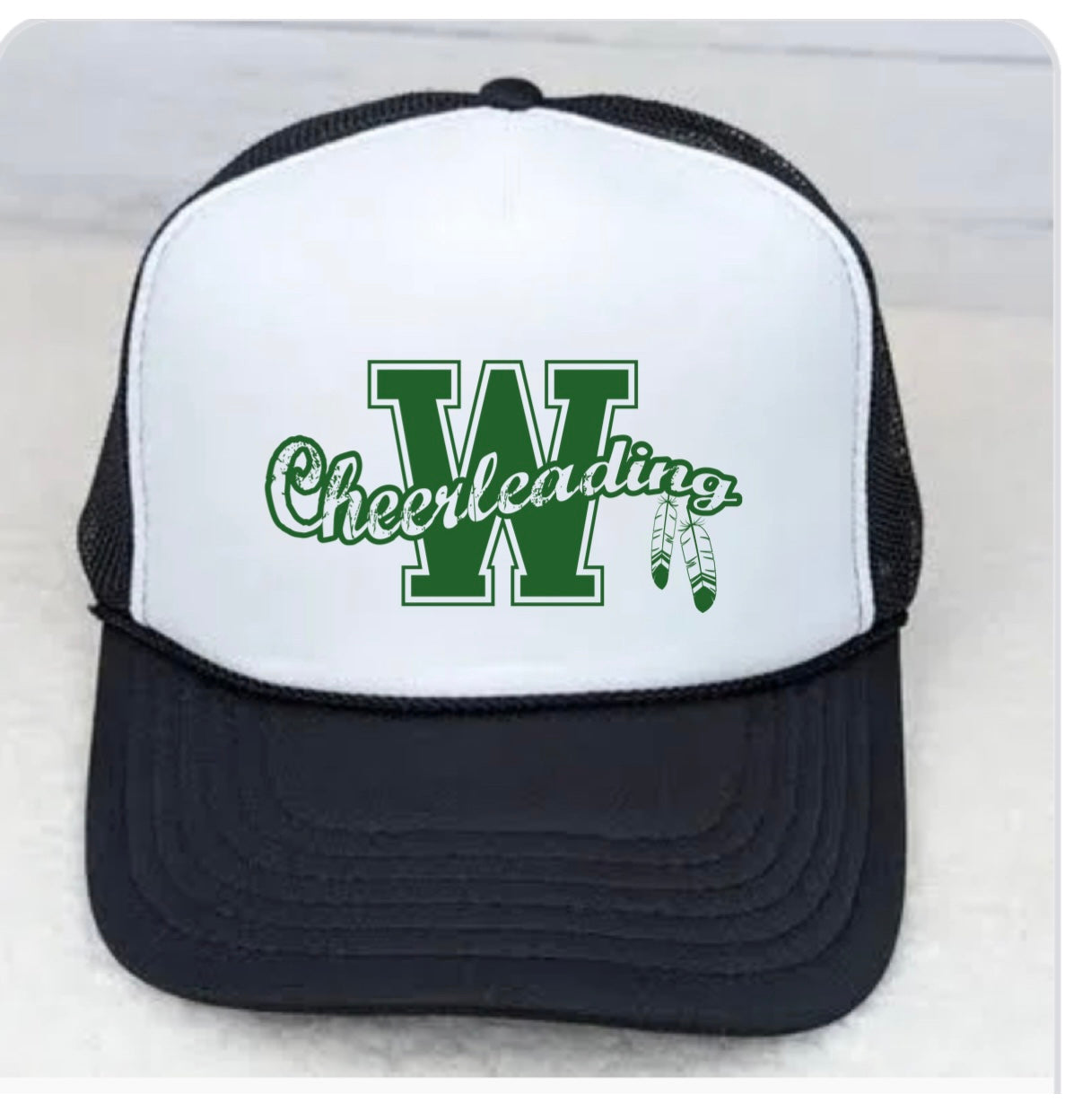 Cheer logo trucker Hat…. WHS Cheer