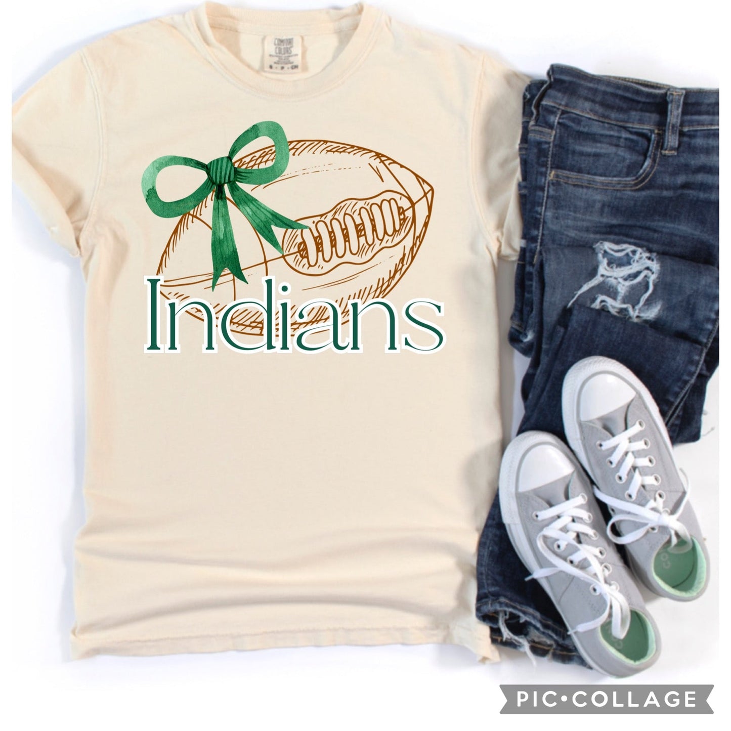 Indians Football Tee