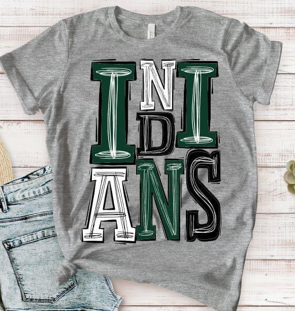 The Teepee: Indians Mascot Tee